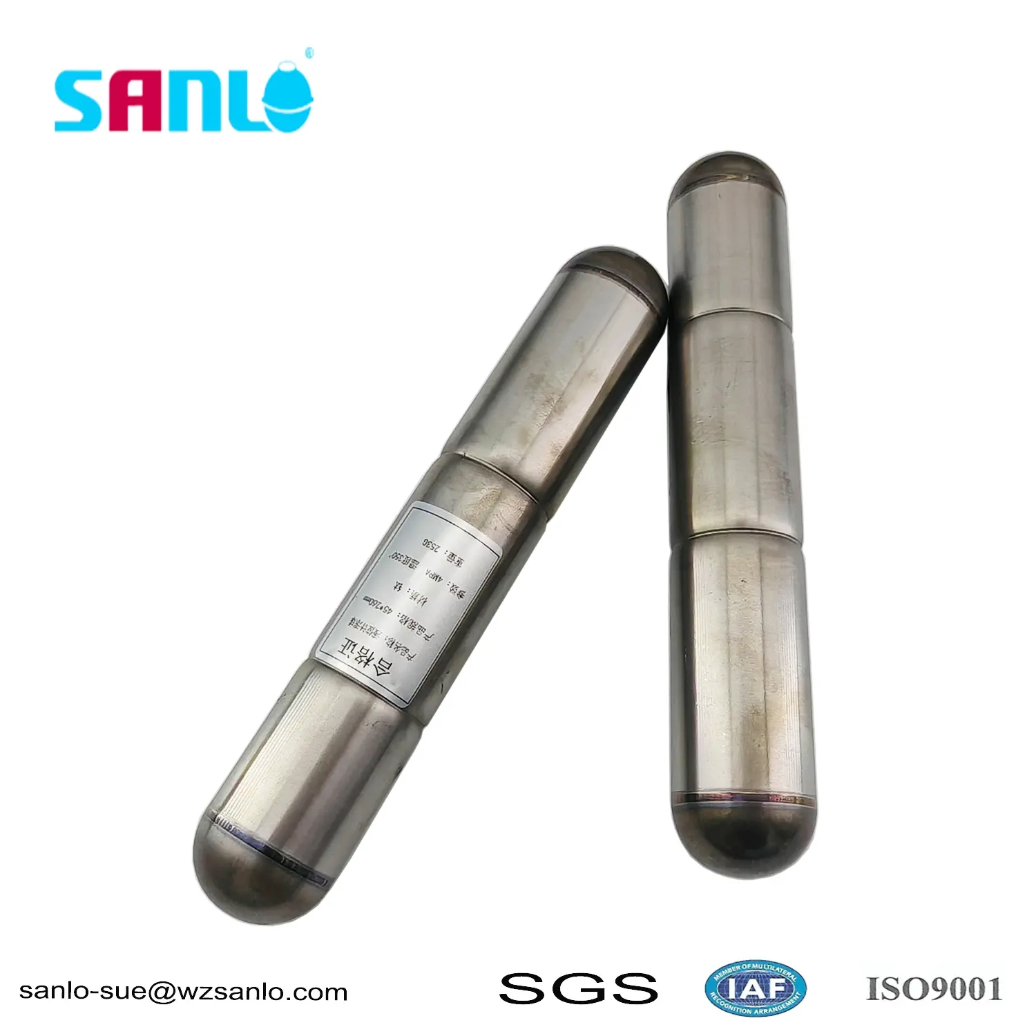 Bola flutuante de titânio metálico 45*260